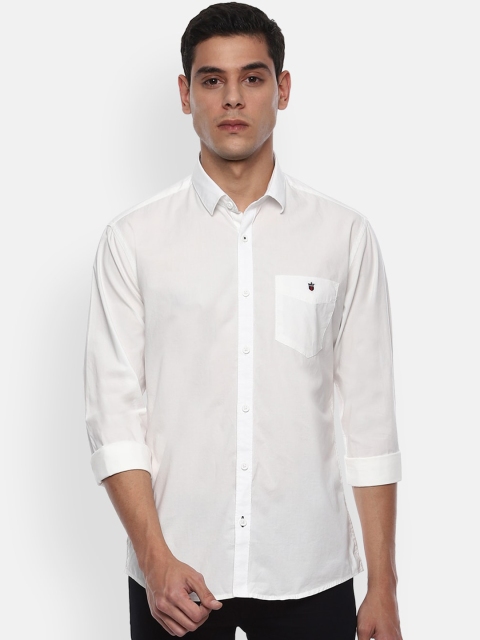 

Louis Philippe Sport Men White Solid Casual Shirt