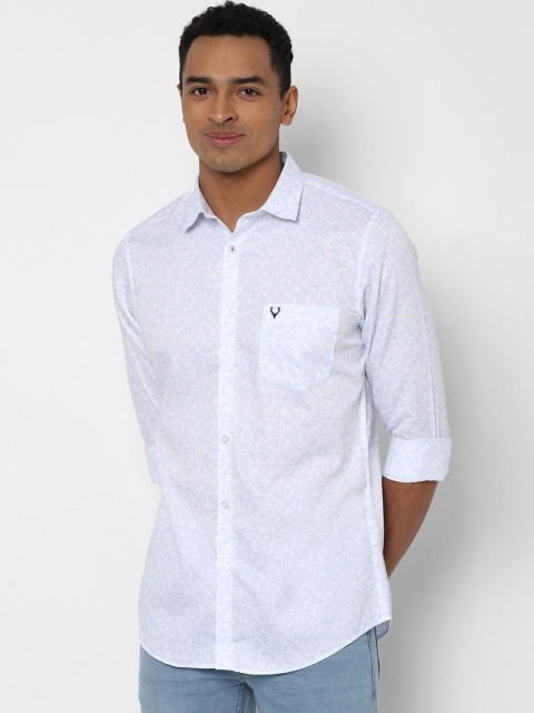 

Allen Solly Men White Printed Casual Shirt