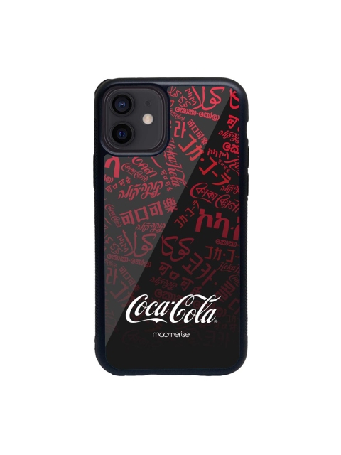 

macmerise Black & Red Coca-Cola Printed iPhone 12 Mini Back Case