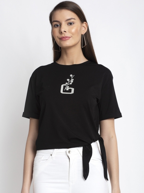 

Global Republic Black Regular Top
