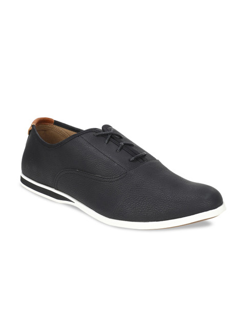 

ALDO Men Black Textured Oxfords
