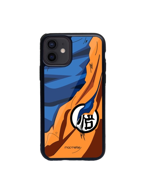 

macmerise Blue & Orange Goku Training Printed iPhone 12 Back Case