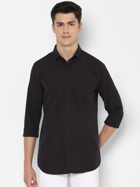 

Allen Solly Men Black Checked Casual Shirt
