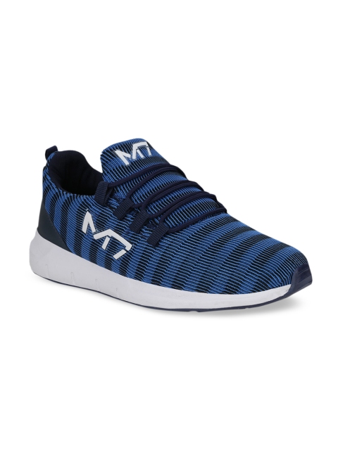 

M7 by Metronaut Men Blue Woven Design Sneakers