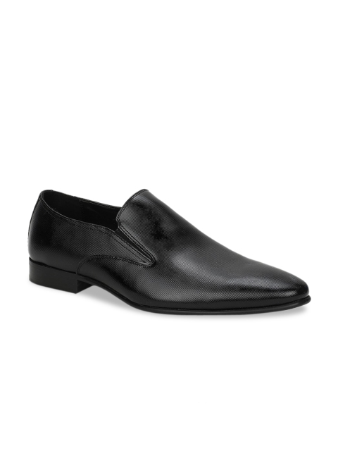 

ALDO Men Black Solid Formal Slip-Ons