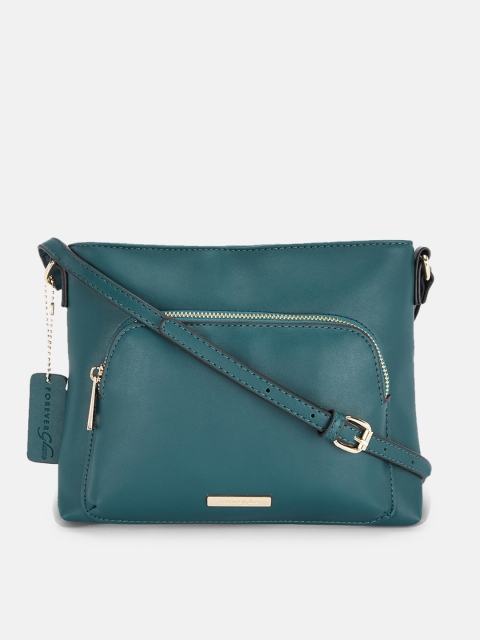 

Forever Glam by Pantaloons Teal Solid Sling Bag