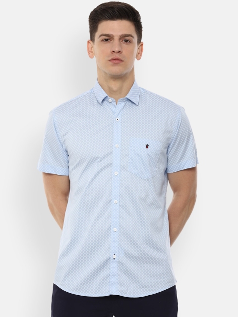 

Louis Philippe Sport Men Blue Printed Casual Shirt