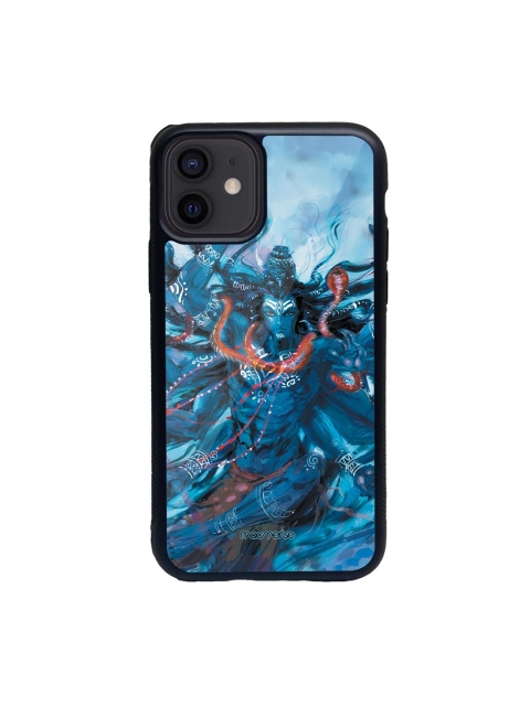 

macmerise Blue & White Shiva Tandav Glass iPhone 12 Mini Phone Case