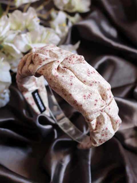 

Bellofox Women Off-White Printed Hairband