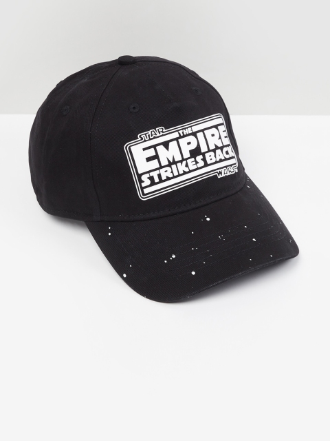 

max Men Black & White Printed Baseball Cap
