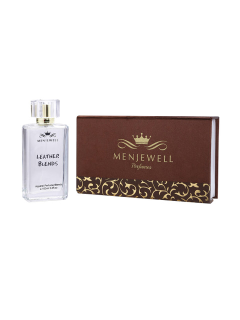 

Menjewell Men Leather Blends Apparel Eau de Parfum - 100 ml, Transparent