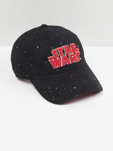 

max Men Black & Red Printed Baseball Cap