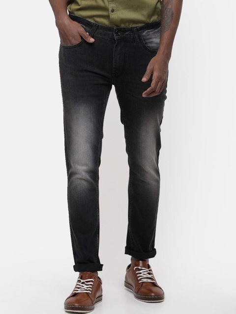 

Voi Jeans Men Charcoal Skinny Fit Low-Rise Clean Look Jeans