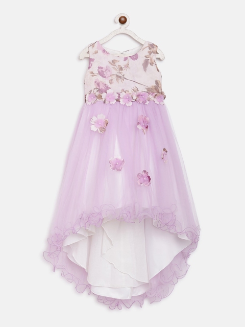 

Butterfly Blush Girls Purple Embellished Fit and Flare Dress