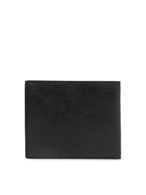 

Carlton London Men Black Solid RFID Leather Two Fold Wallet