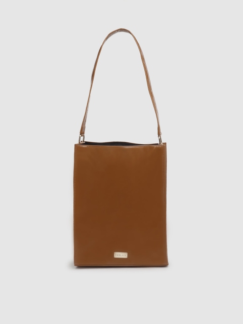 

EMBLAZE Tan Solid Shoulder Bag