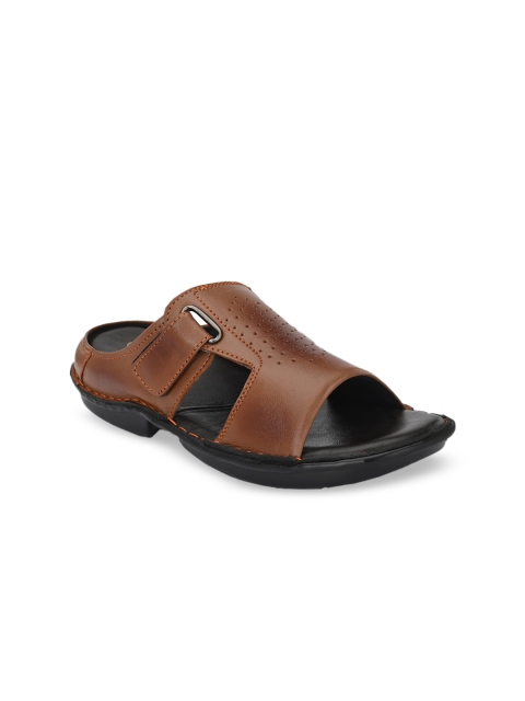 

Big Fox Men Tan & Black Comfort Sandals