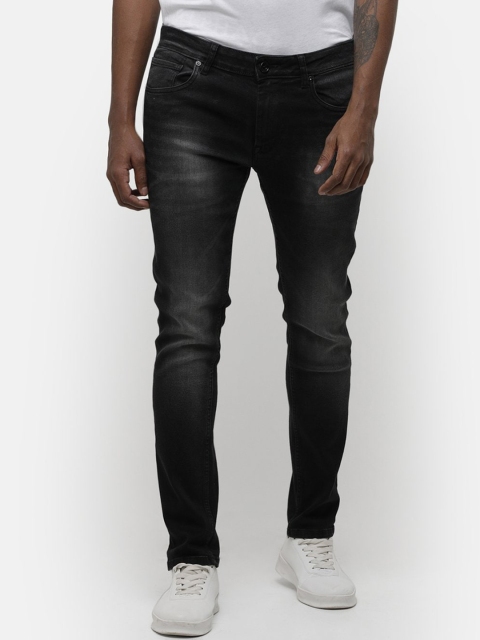 

Voi Jeans Men Charcoal Skinny Fit Mid-Rise Clean Look Jeans