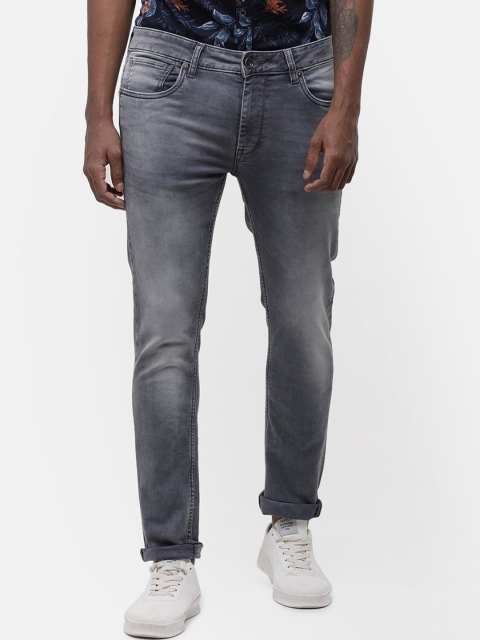 

Voi Jeans Men Grey Skinny Fit Mid-Rise Clean Look Stretchable Jeans