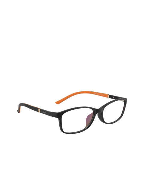

Ted Smith Unisex Black & Orange Solid Full Rim Rectangle Frames TSJ-2004_C2