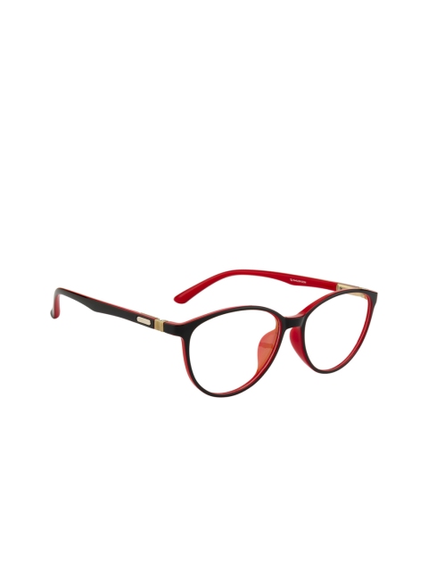 

Ted Smith Women Red & Black Solid Full Rim Cateye Frames TSJ-88002_C4