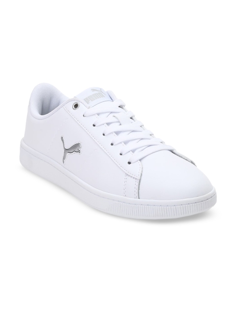 

Puma Women White Solid Sneakers