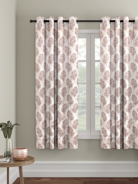 

HOSTA HOMES Off-White Single Window Curtain
