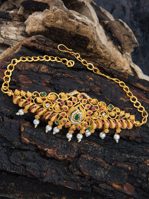 

Alankruthi Gold-Plated Temple Wraparound Bracelet