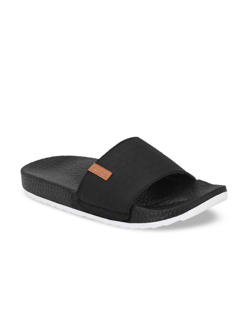 

Big Fox Men Black Solid Sliders