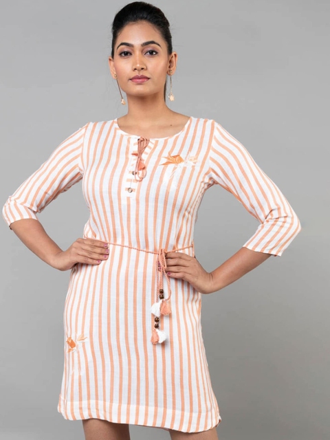 

KLM Fashion Mall Women Orange Kurta
