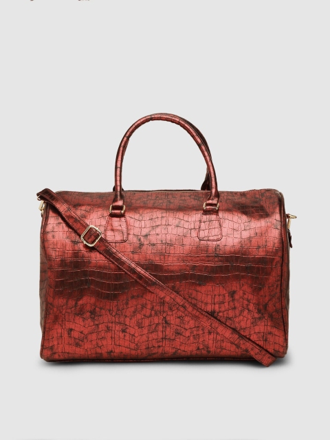 

EMBLAZE Red Textured Handheld Bag