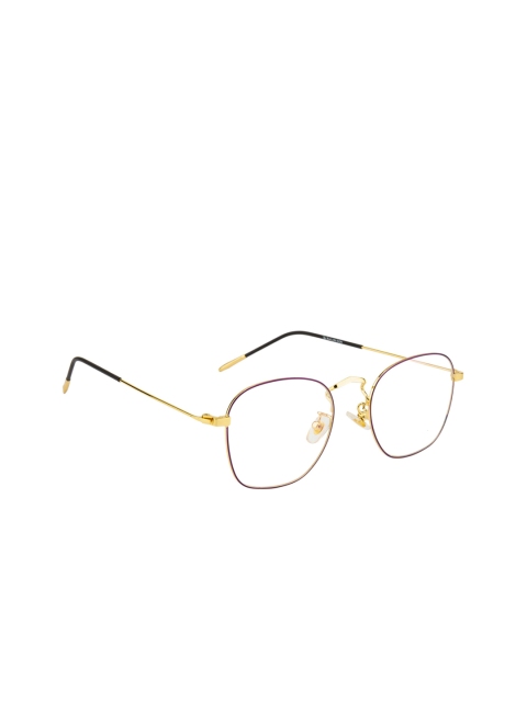 

Ted Smith Unisex Gold-Toned & Purple Solid Full Rim Oversized Frames TSJ-9361_C6