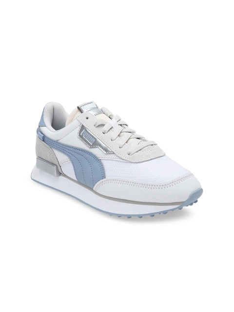 

Puma Women White Colourblocked Sneakers