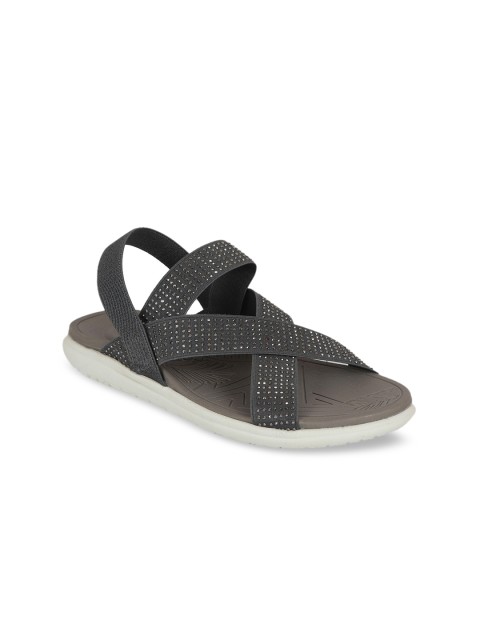 

Zyla Women Grey Solid Open Toe Flats
