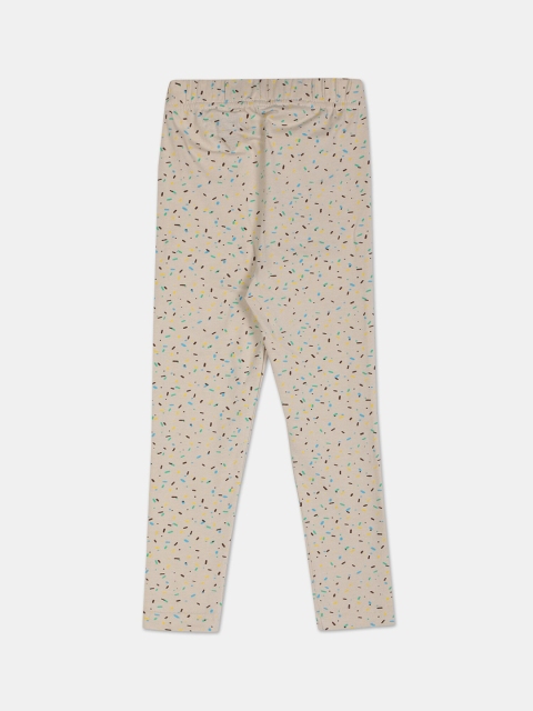 

Cherokee Girls Taupe & Brown Printed Ankle-Length Leggings