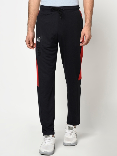 

Octave Men Navy Blue & Red Solid Track Pants