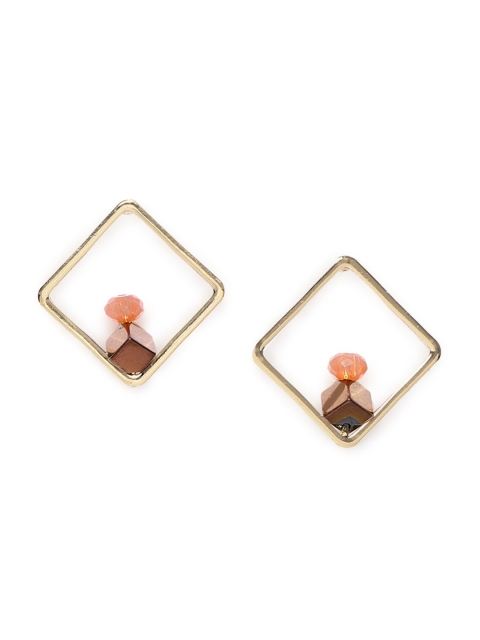 

CRZ Gold-Plated Square Studs