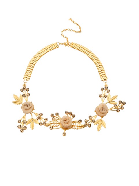 

Foxy Sperks Gold-Toned Metal Choker Necklace