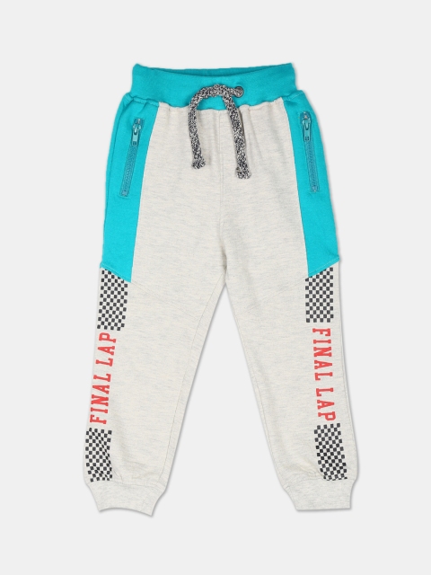 

Cherokee Boys Grey & Blue Colourblocked Joggers