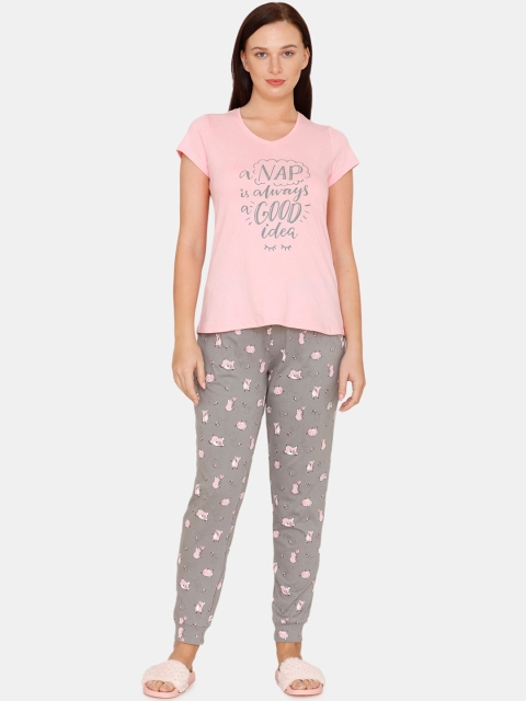 

Zivame Women Multi Graphic, Pink