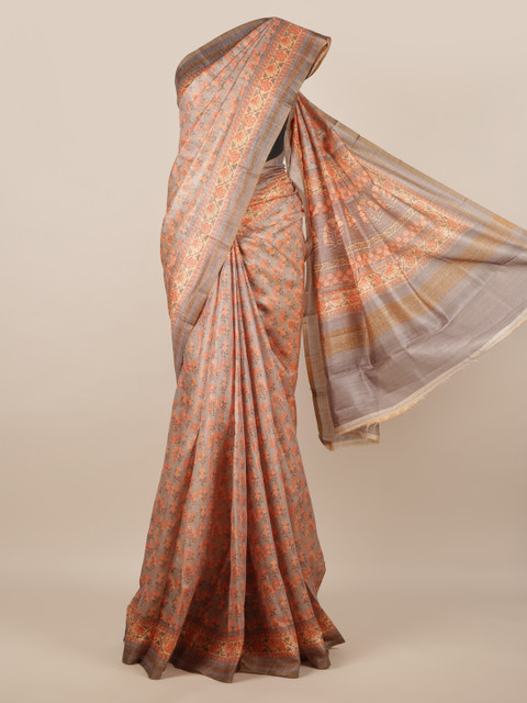 

Pothys Grey Woven Design Saree