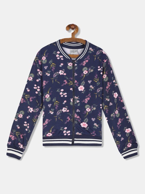 

Cherokee Girls Navy Blue Printed Sweatshirt