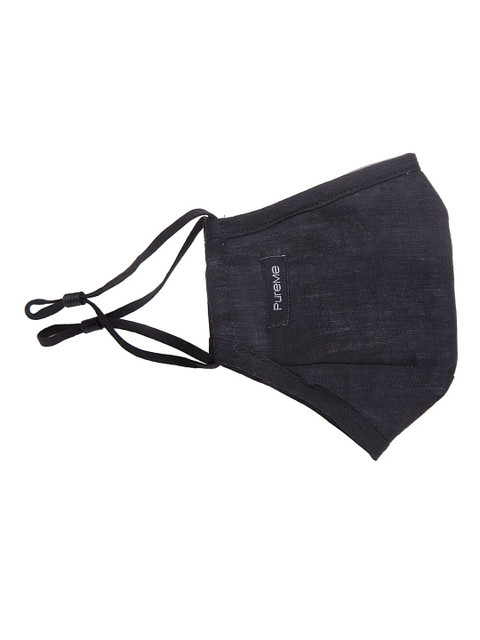 

PureMe Air Masks Unisex Black Solid 9-Ply Reusable Sustainable Cloth Mask