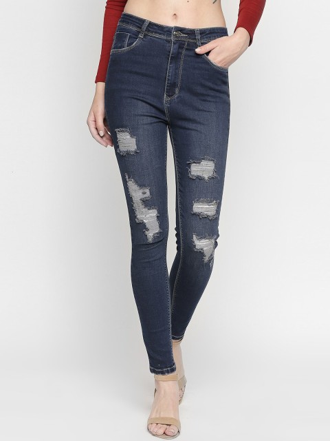 

PURPLE WATER Women Blue Slim Fit Jeans