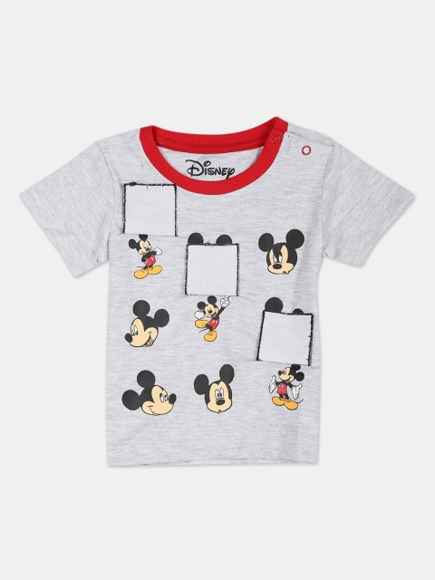 

Colt Boys Grey Printed Round Neck T-shirt
