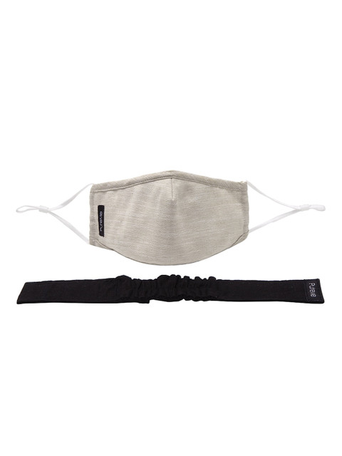 

PureMe Air Masks Unisex Beige 5-Ply Reusable Sustainable Cloth Mask