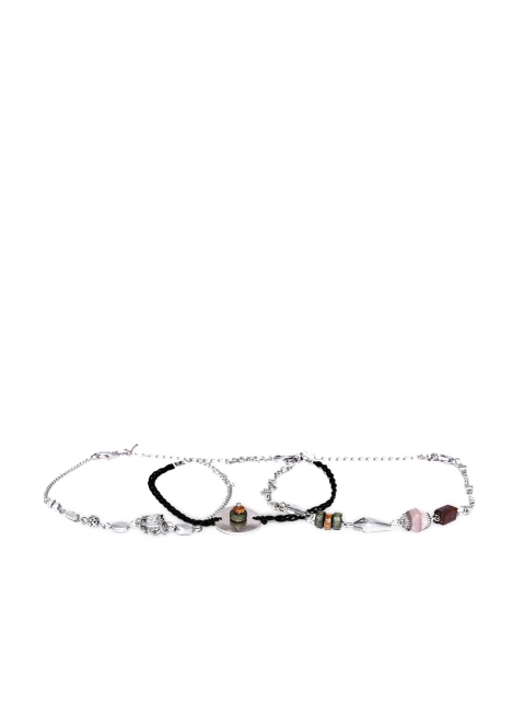 

CRZ Silver-Toned Link Bracelet