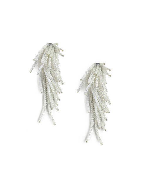 

Foxy Sperks White Contemporary Ear Cuff