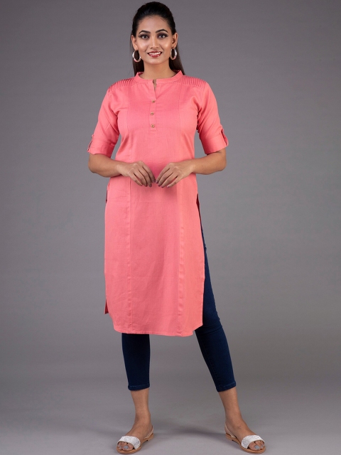 

KLM Fashion Mall Women Pink Kurta