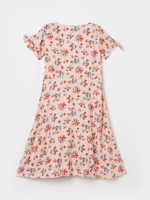 

Fame Forever by Lifestyle Girls Pink Printed A-Line Dress